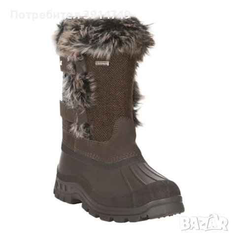 Ботуши Апрески, подсилени, дълбок грайфер, хастар поларен / шерпа, непромокаеми, 38/39, *НОВИ*