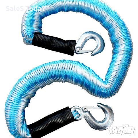 Въже за теглене, еластично за дърпане, 2 тона