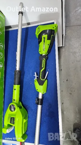 акумулаторен храсторез greenworks 