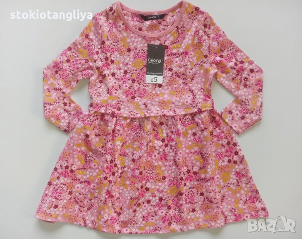 Рокля George с дълъг ръкав, 18-24 месеца, ръст до 92 см