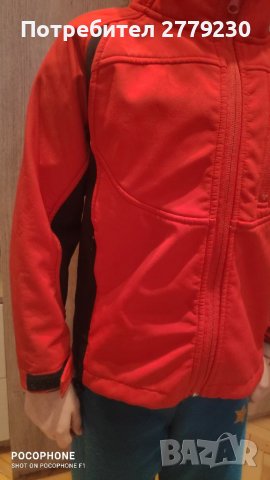 Детски софтшел с размер 122-128 марка BARN OG LEKER,, снимка 2 - Детски якета и елеци - 39477518