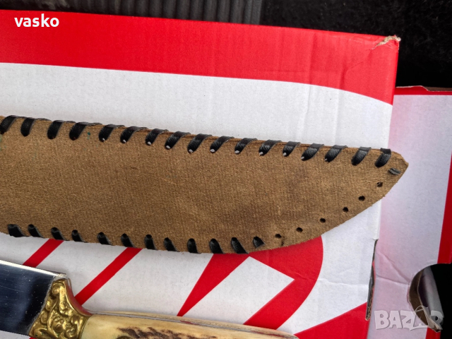 Стар Български,рог,30см, снимка 10 - Ножове - 52891059