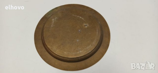 Месингова чиния, снимка 4 - Антикварни и старинни предмети - 32717696