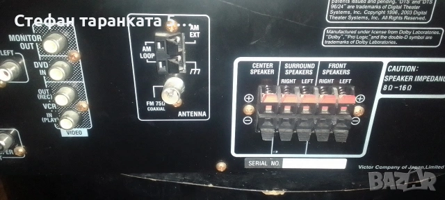 Усилвател със радио тунер JVC , снимка 9 - Ресийвъри, усилватели, смесителни пултове - 53265291