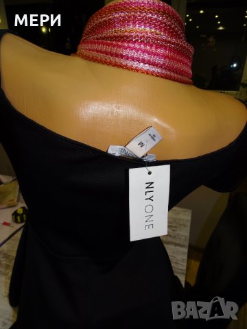 ПОМОЦИЯ! Дамска Черна Рокличка+ПОДАРЪК шалче, снимка 3 - Рокли - 27175665