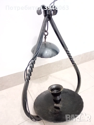 Стар полилей от ковано желязо единичен 