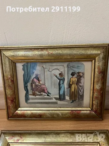 Картина с библейски мотиви, лот от 4 бр., снимка 3 - Картини - 49592753