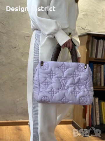 Louis Vuitton Puffy Monogram Tote – Лилава лимитирана визия, снимка 2 - Чанти - 52525610