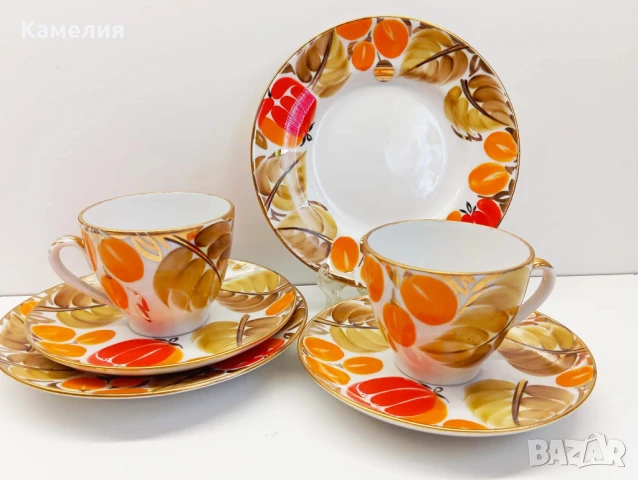 Руски порцелан , снимка 3 - Чаши - 50914828