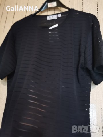 СТРАХОТНА НОВА БЛУЗА РАЗМЕР ДО XL , снимка 5 - Тениски - 32678075