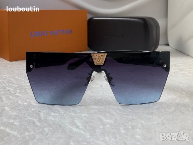 Louis Vuitton 2023 висок клас мъжки слънчеви очила маска, снимка 2 - Слънчеви и диоптрични очила - 38977596