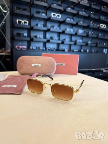 очила с черен обикновен калъф и ув защита cartier miu miu , снимка 11 - Слънчеви и диоптрични очила - 52023001