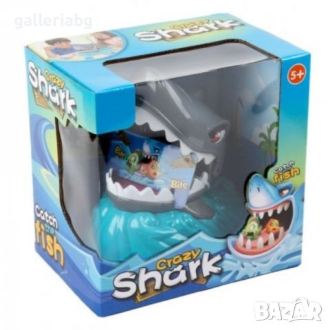 Забавна играчка Crazy Shark - хапеща акула, снимка 1 - Други - 43559300