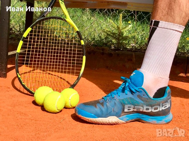 тенис маратонки  -BABOLAT JET MACH II TESTED BY PRO MARVIN -Michelin , снимка 2 - Маратонки - 32710362