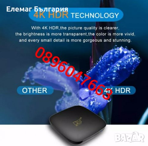 2022 МЕГА МОЩЕН ТВ БОКС D9 TV BOX amlogic S905L2 android 11.1 TV 5G, снимка 4 - Приемници и антени - 37201124