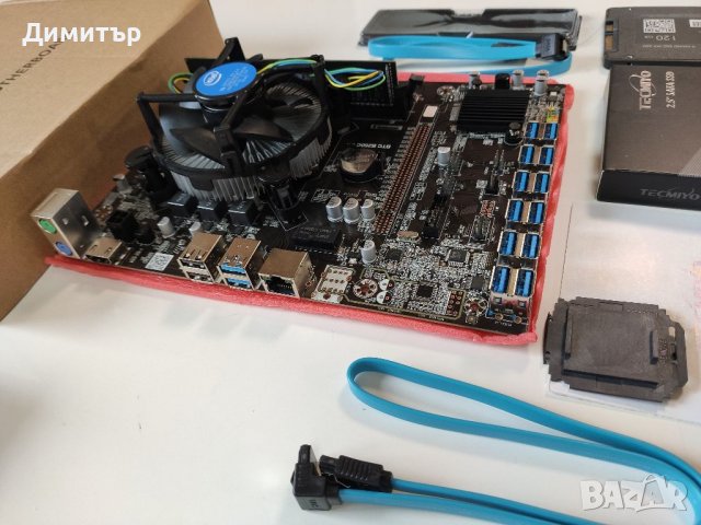 Майнинг КИТ , ДЪНО + РАМ + ПРОЦЕСОР + ССД .12 карти, снимка 3 - Дънни платки - 37338964