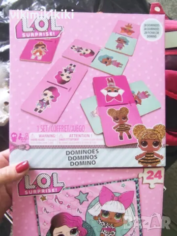 домино L.O.L и дървено домино