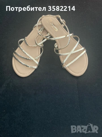 Нови златисти сандали Primark номер 38, снимка 1