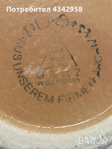 Винтидж (1949-1990)  бирена халба « Семейство на ловци» Gerz W. Germany с дебел капак., снимка 11 - Антикварни и старинни предмети - 52872064