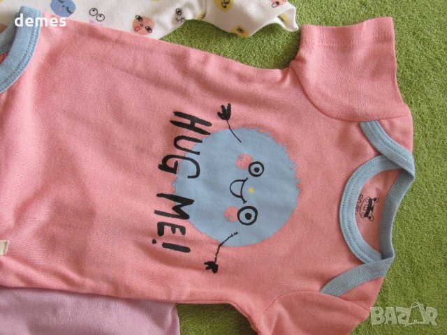  Сет от три броя бебешко боди за момиче размер 50/56, ново, снимка 3 - Бодита за бебе - 28766568