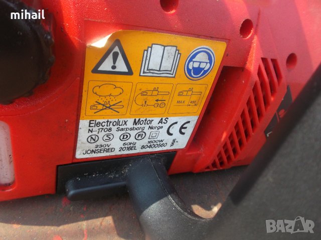 Jonsered 2016 EL на части, снимка 2 - Градинска техника - 32432659