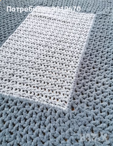Бебешко плетено одеяло, снимка 3 - Спално бельо и завивки - 43060541