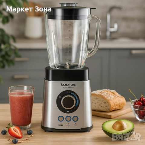Блендер Taurus Power Total 2000W, 2.2L, снимка 8 - Блендери - 51525683