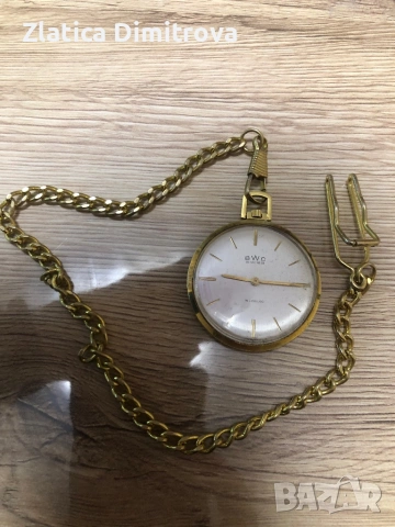 BWC swiss incabloc часовник, снимка 2 - Мъжки - 53384777