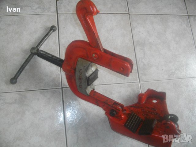 RIDGID №25-Голямо Тръбно Менгеме-1/8-4 инча-Оригинално САЩ-13 кг-135 мм Захват-РИДГИД, снимка 13 - Менгемета - 37345014