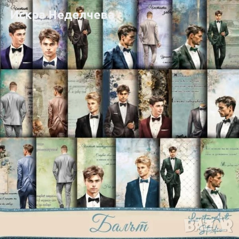 Картички за Бал и Ражден ден, снимка 6 - Други - 52861474