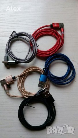 Магнитен кабел  1м 2м 3м, снимка 1 - USB кабели - 21987817