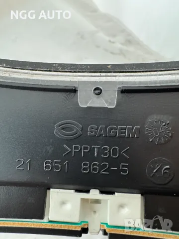 Табло Километраж за Пежо 307, Peugeot 307, SAGEM T5-1, 216518625, P9651300080, снимка 5 - Части - 50421639