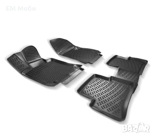 Гумени Стелки Rizline 3D тип Легени К-кт 4 части за Mercedes ML GLE W164 GLK W166 GLA, снимка 2 - Аксесоари и консумативи - 48027342