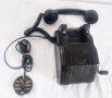 Бакелитен телефон "Ворошилов",за индукторно обаждане,, снимка 3