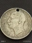 Сребърна монета 100 лева 1934г. Царство България продупчена за НАКИТ, НОСИЯ, КОЛЕКЦИЯ 21899 , снимка 8