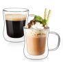 Стъклена чаша за капучино или чай с двойно дъно 350 мл - ПРОМОЦИЯ, снимка 3