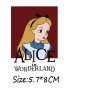 Алиса в Страната на Чудесата термо щампа апликация картинка за дреха