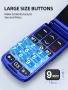 SweetLink F2 Plus мобилен телефон с големи бутони за възрастни хора, сгъваем, силен звук..., снимка 7