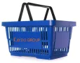 ПРОМОЦИЯ!!! Кошница за пазаруване - синя 22л, търговско оборудване!, снимка 2