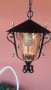 Лампион с месингови орнаменти, снимка 1 - Лампи за таван - 27184484