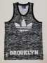 Adidas Originals NBA Brooklyn Nets оригинален потник S Адидас спорт, снимка 1 - Спортни дрехи, екипи - 36981926