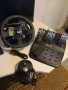 С ГАРАНЦИЯ! Logitech G923 Force Feedback волан със скорости за PC и PS PlayStation 4 5 Pro Slim FAT, снимка 6