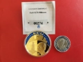 ГОЛЯМА ‼ПОЗЛАТЕНА‼ ВЪЗПОМЕНАТЕЛНА МОНЕТА - ЛИБЕРИЯ, снимка 1