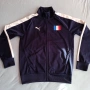 НОВА БЕЗ ЕТИКЕТ FRANCE PUMA Navy Blue Full Zip sweatshirt hoodie top горница топ суичър худи, снимка 1