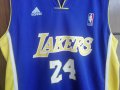 LA Lakers #24 Kobe Bryant Adidas лилав потник Лейкърс размер S Los Angeles Jersey Коби Брайънт NBA , снимка 4