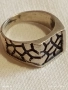 Винтидж Мъжки сребърен пръстен красива орнаментика ювелирна изработка 45706, снимка 10