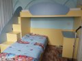 Детско двуетажно легло с бюро, гардероб и отваряеми стъпала за дрехи , снимка 1 - Мебели за детската стая - 44127023