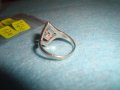 СТАР СРЕБЪРЕН ПРЪСТЕН СРЕБРО 925 АЖУРНА МАЙСТОРСКА АРТ ИЗРАБОТКА 25260, снимка 4