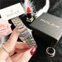 Луксозен дамски ръчен часовник Rolex, стилен Ролекс , водоустойчив, снимка 9