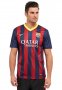 Nike Barcelona Mens SS Home Shirt - страхотна футболна тениска КАТО НОВА, снимка 1
